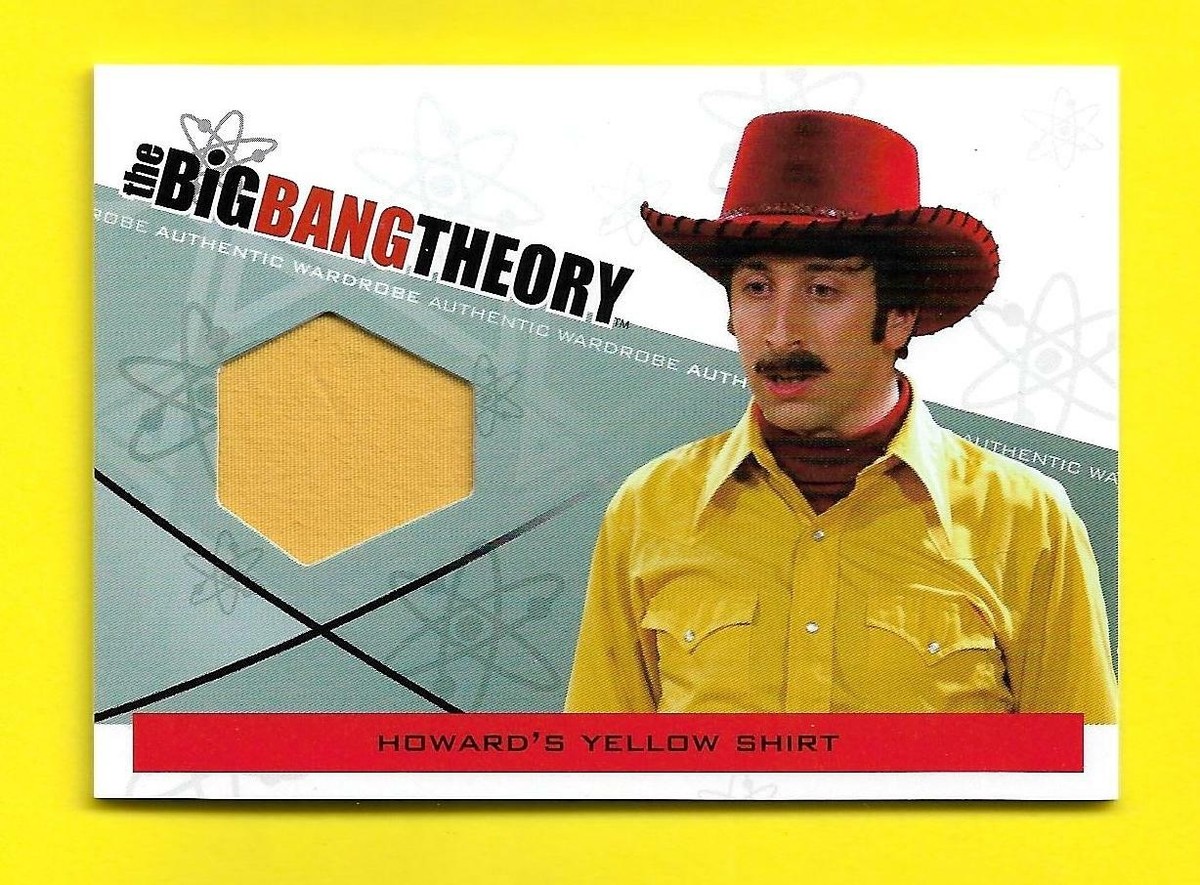 Big Bang Theory Season Wardrobe Card M-29 Simon Helberg as Howard  Wolowitz