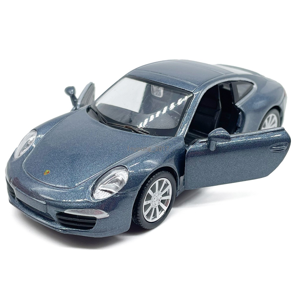1:36 Porsche 911 Carrera S Model Car Diecast Toy Cars Doors Open