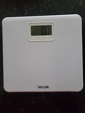 Taylor Precision Products White Digital Bath Scale 330 pound capacity