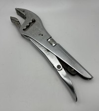Facom 10" Hinged Tip Long Nose Jaw Locking Pliers Vise grips 5 Position Rack