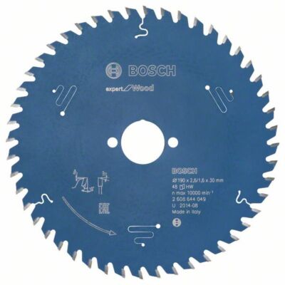 Bosch Kreissägeblatt Expert for Wood, 190 x 30 x 2,6 mm, 48 2608644049