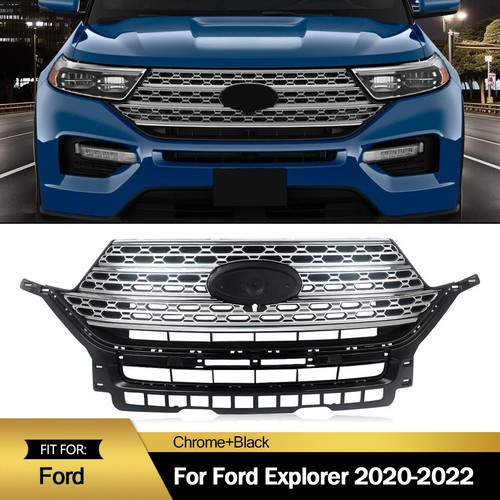 Front Bumper Grille ABS Plastic For Ford Explorer 2020 2021 Limited