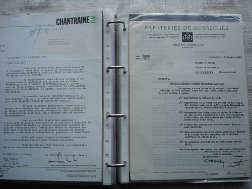 Papierfabricatie lot briefhoofden/facturen Europese papierfabrieken/Papeteries - Afbeelding 4 van 24