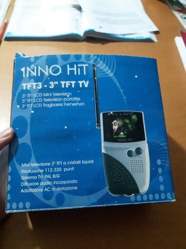 Inno Hit TFT3 TFT TV PORTATILE, FUNZIONANTE, IN ITALIA NON TRASMETTONO SEGNALE - Foto 7 di 9
