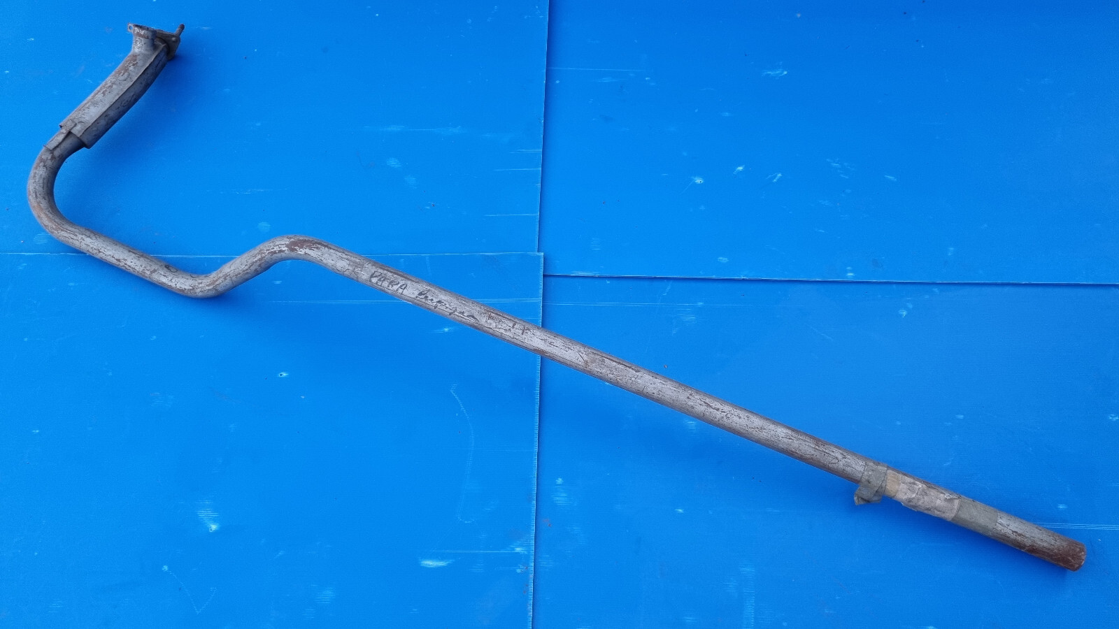 Tube d'échappement avant pour Peugeot 204 XK4 acier renforcé qualité d'époque