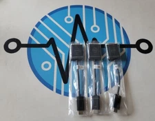 Lot of 3 OEM Dell 0G8M3C HDMI to DVI Display Cable Adapter HDMI Male DVI Female