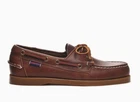 Sebago Men's Docksides Portland Leather Boat Shoes Brown Honey NEW