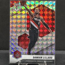 Damian Lillard Portland Trail Blazers 2020-21 Panini Mosaic Mosaic