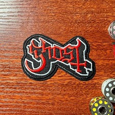 Ghost Band Patch 1.75x2.75" Rock Heavy Metal Music Embroidered Iron On