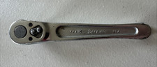 Snap On Fv71 - 38 Drive Chrome Vintage Flat Handle 6 Long Ratchet-usa Snap On Fv71 - 38 Drive Chrome Vintage Flat Handle 6 Long Ratchet-usa
