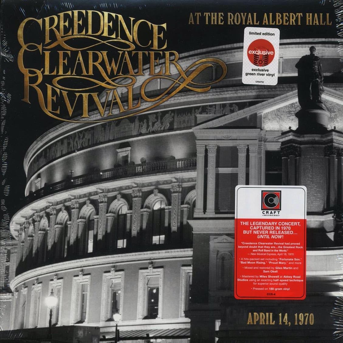 creedence clear At The Royal Albert Hall (April 14. 1970) (Translucen (Vinyl LP)