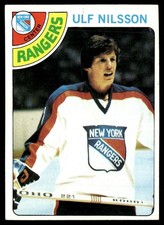 1978-79 Topps Hockey Card Ulf Nilsson New York Rangers #255 EX-MT