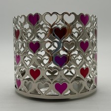 Bath Body Works Candle Sleeve Holder 3 Wick Candles Valentines Day Hearts