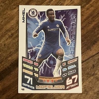 Match Attax 2012/13 Mikel Base Card (Beschreibung lesen)