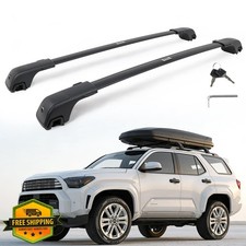 Toyota 4Runner 2025 26 Roof Rack Cross Bars Aluminum Lockable Luggage Cargo