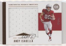 2019 Panini Encased Substantial Rookie Swatches 42/75 Andy Isabella #SRS3 6k8