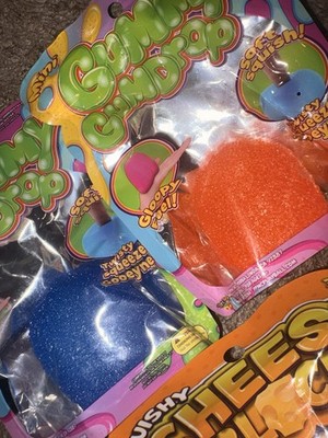   PPNC Gummy Gumdrop Pink Orange Set Squishy Sensory Viral Toy Lot Of 3 Bonus