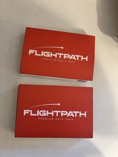  2 FlightPath Premium Golf Tees 16 Count Total Durable Plastic Golf Tees NEW 