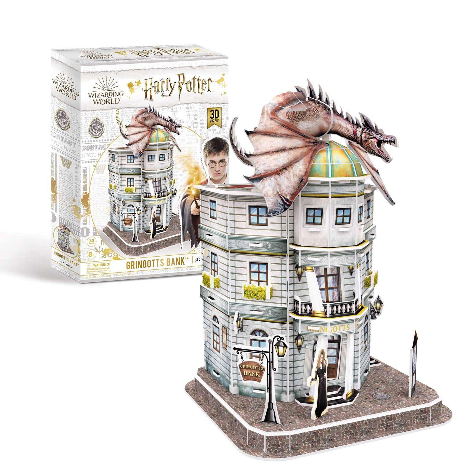 University Games 7615 Harry Potter Gringotts Bank 3D Puzzle Brown 4490₽