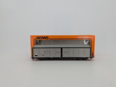 Bemo 2279 403 - Sliding Wall Van with Brake Platform Freight Car - HOm Scale