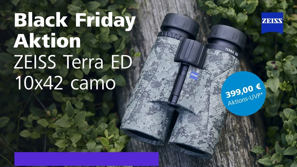 Zeiss TERRA ED 10x42 CAMO Sonderserie  mit Tasche Neu OVP Black Friday Aktion - Bild 2 von 3