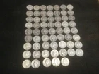 Lot of 61 Silver quarters