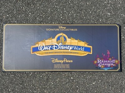 2026 Disney Parks Signature Collectible Wood Walt Disney World Marquee Sign NEW