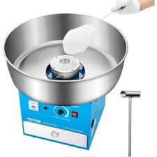 Cotton Candy Machine with 20.5 in Stainless Steel Bowl,Sugar Scoop and Drawer