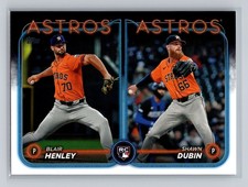 2024 Topps Update Series - Rookie Combos Shawn Dubin, Blair Henley #US252 (RC)
