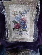 Floral Bouquet NP Canvas 10x16 Finished Needlepoint RN65899 99MD16C
