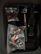 Go Pro 20+ Piece accessory Kit and Bag. Waterproof Case And Tri-pod. No Camera