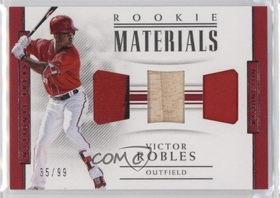 2018 National Treasures Rookie Materials Triple 35/99 Victor Robles RC 6fs