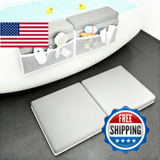 Bath Kneeler and Elbow Rest Pad Set, Comfortable Baby Bath Kneeling Pad for Tub