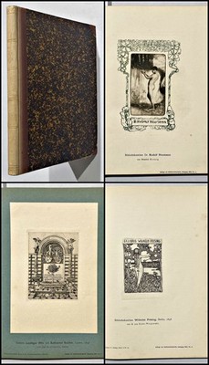 Exlibris Bookplates / Magazine Bookmarks Library Science Vol. XI 1901