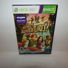 Kinect Adventures! Microsoft Xbox 360 Kinect Video Game with Manual Tested