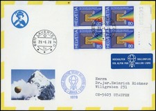 1978, Suiza, Palmer BPM 12, Carta - 3689563