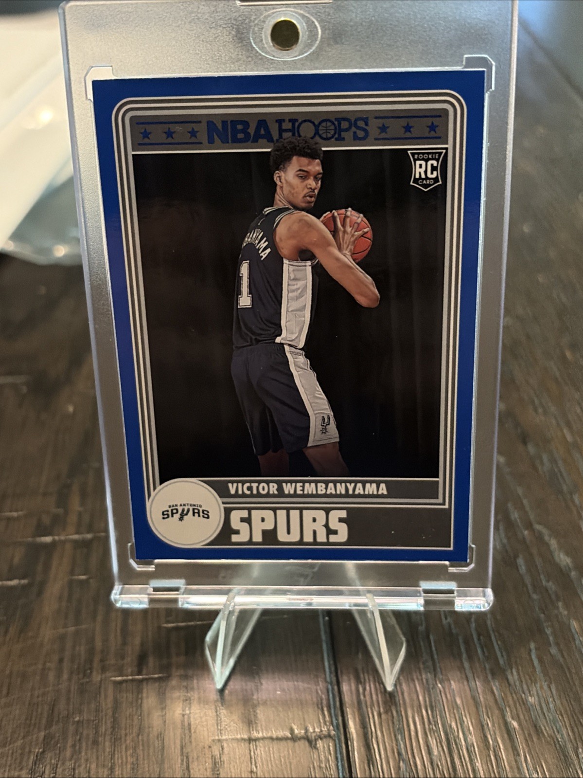 2023-24 Panini NBA Hoops - Hoops Tribute Victor Wembanyama #298 Blue (RC)