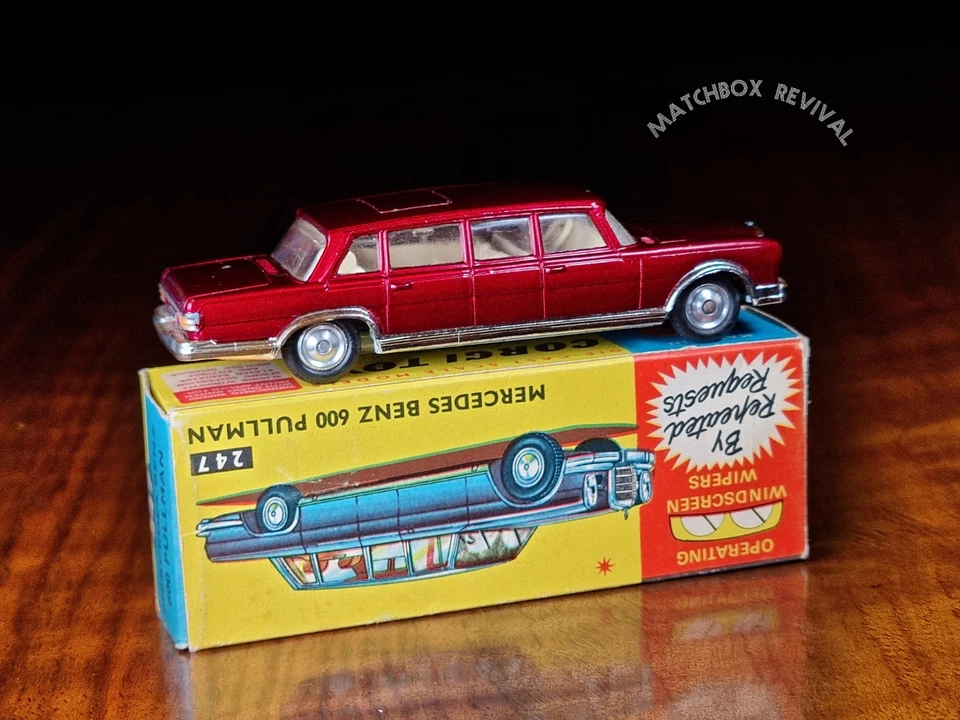 Vintage Corgi Toys 247 Mercedes Benz 600 Pullman & Original Box Model Car - Image 2 of 4