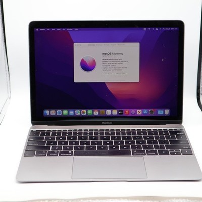 Apple Macbook A1534 Intel i5 Kaby Lake 7th Gen 12'' Space Grey