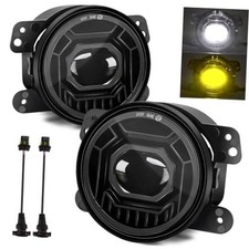 4 Inch Round Led Fog Lights For 2007-2018 For Jeep Jk Others Whiteyellow 4 Inch Round Led Fog Lights For 2007-2018 For Jeep Jk Others Whiteyellow
