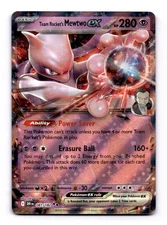 Team Rocket's Mewtwo ex - 081/182 Double Rare Pokemon TCG Destined Rivals NM