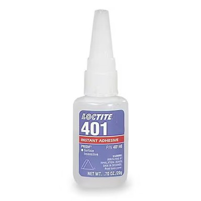 Loctite 135429 Instant Adhesive, Series 401, 20 G, Bottle, Clear