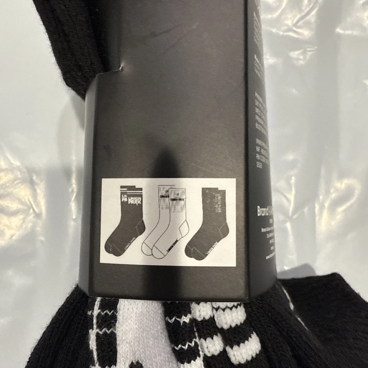 Paquete de 3 calcetines Linkin Park Primark para hombre talla 10-13 EE. UU.