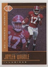 2021 Panini Chronicles Draft Picks Illusions Orange Jaylen Waddle #107 0ps8