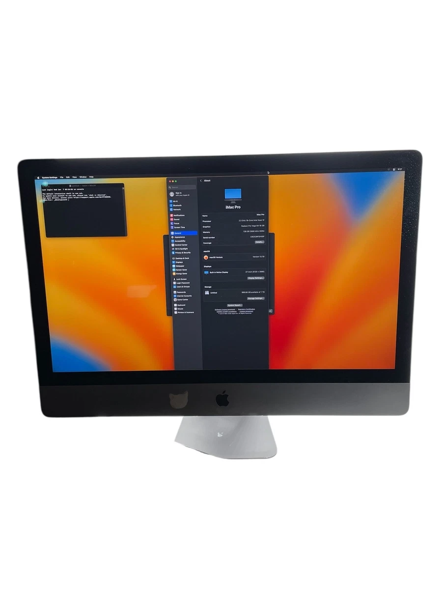 Apple iMac 128 GB RAM Apple Desktops & All-In-One Computers for