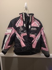 Castle X Youth XS Ventec Blk/pink Racing Jack...