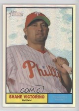 2010 Topps Heritage Chrome Refractor 92/561 Shane Victorino #C42 gh4