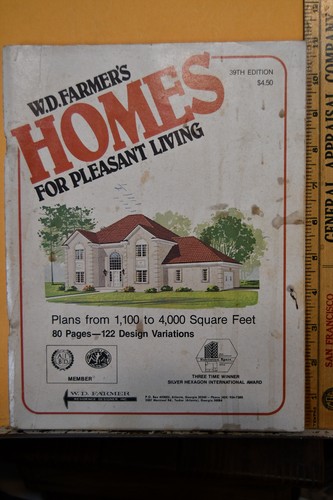 1982 W. D. Farmer Homes For Pleasant Living Plans Designs Atlanta Georgia