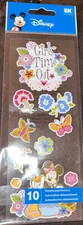 Disney Stickers- EK Success New-Summer Girls Time Out-Daisy Duck and Minnie