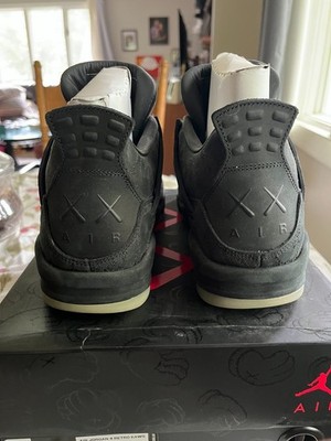 Size 11 - Jordan 4 Retro x KAWS Black 2017